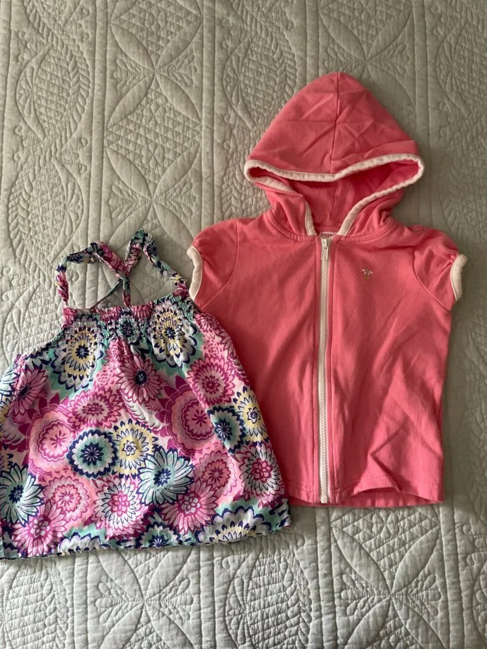 GYMBOREE 2 Piece Vibrant Pink Floral Cotton Set  | Size 5